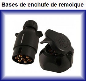 base de enchufe de remolque