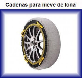 cadenas nieve lona