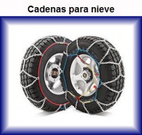 cadenas de nieve coche