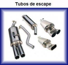 tubos de escape coche furgoneta camion