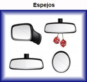 espejos inerior y espejos exterior coche furgoneta camion