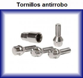 tornillo antirrobo coche