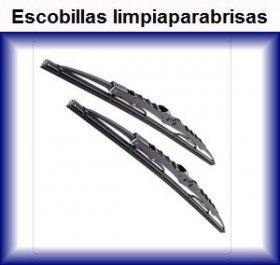 escobillas limpiaparabrisas coche furgoneta camion